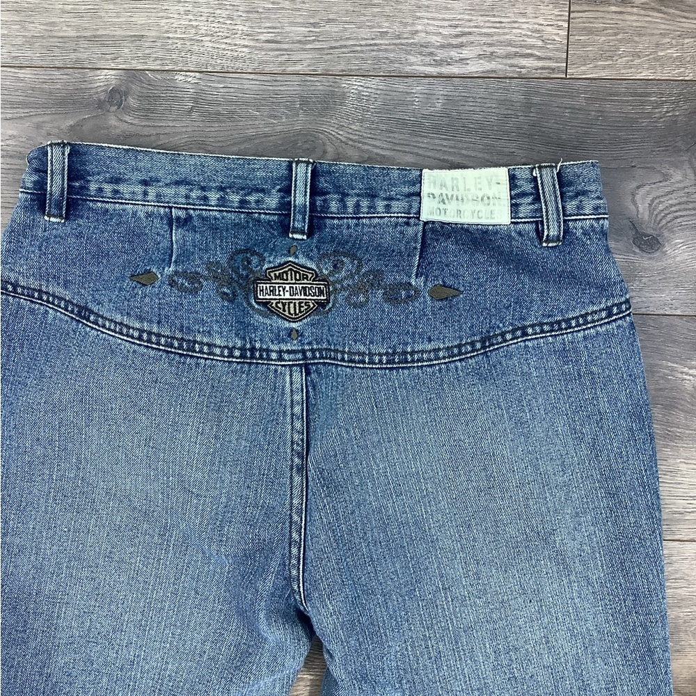 HARLEY DAVIDSON VINTAGE BOOT CUT JEANS - Picture 3 of 4